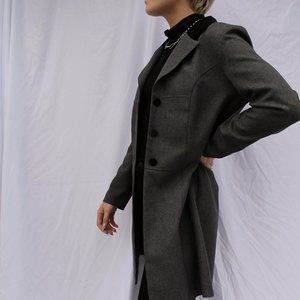 Lightweight black & grey blazer